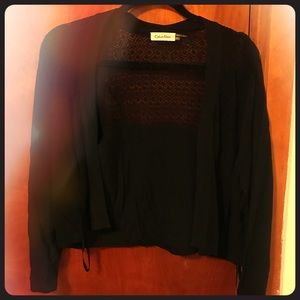 Calvin Klein short, dressy cardigan